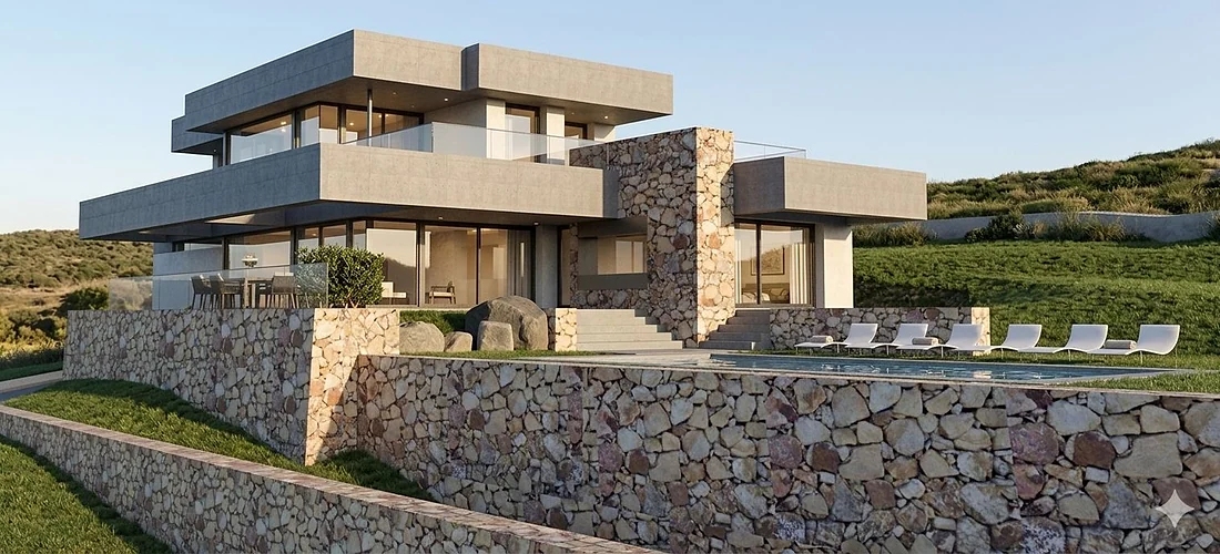 Exclusive plot in Elviria (Marbella) with building licence granted and luxury villa project ready to build