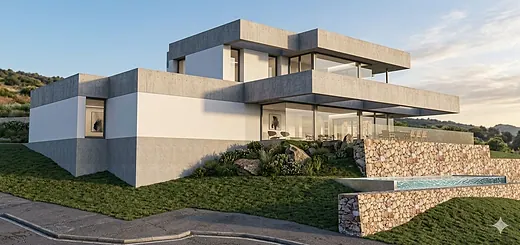 Exclusive plot in Elviria (Marbella) with building licence granted and luxury villa project ready to build · 3/29