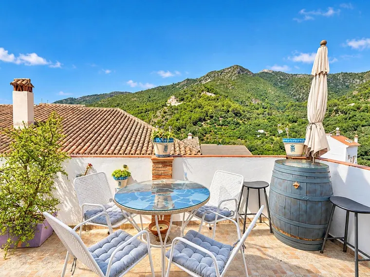 A unique property to live in, enjoy, and generate rental income in the charming white village of Ojén
