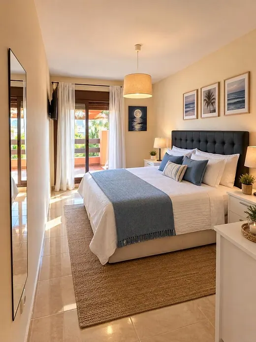 2-bedroom apartment with sea views | Beachfront | Playa del Ángel, Estepona · 4/11